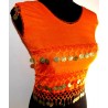 Top danza oriental Nilo rojo